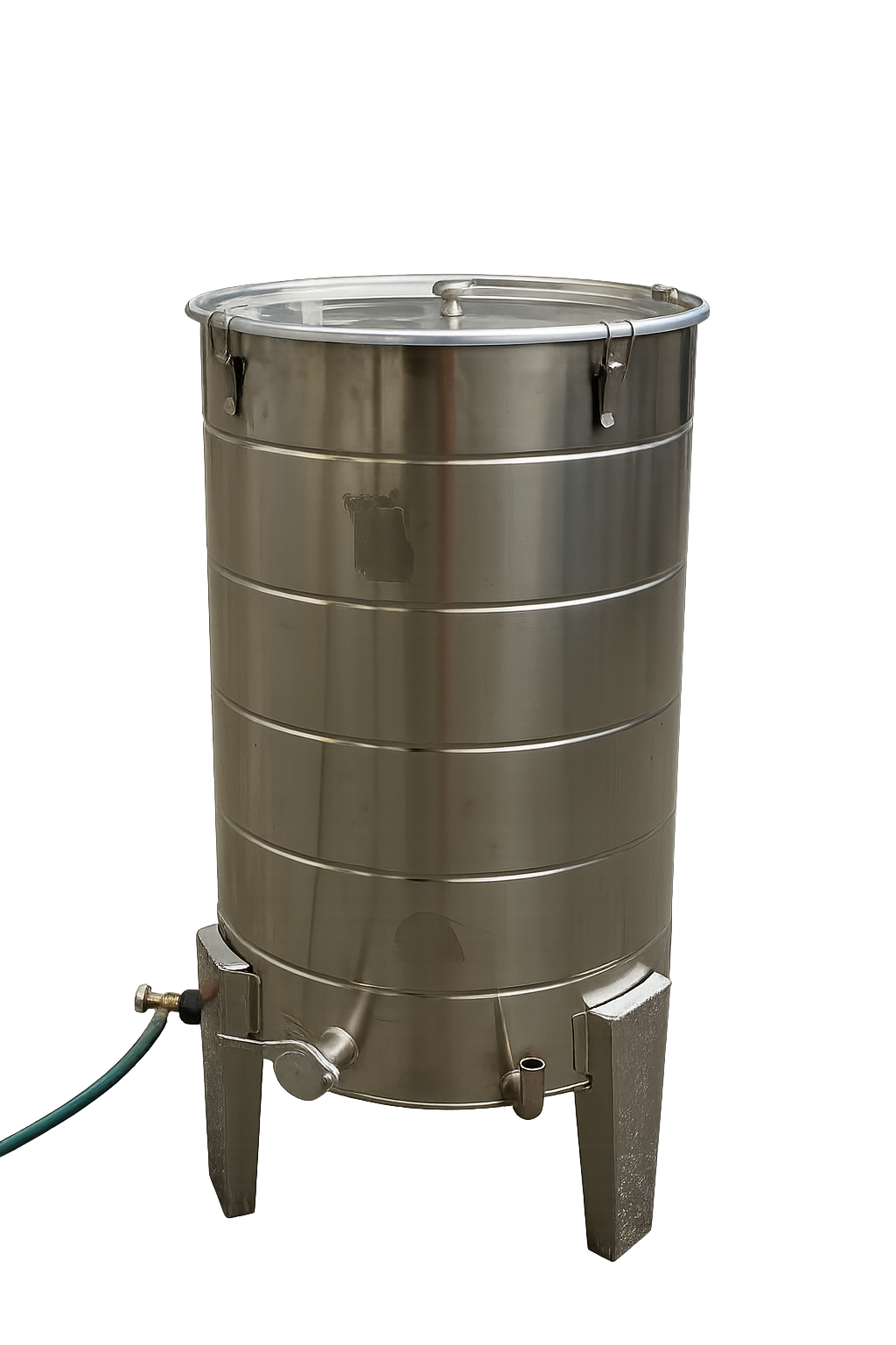 Gas-powered steam wax melter